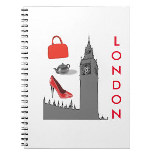 Londen Mode Thema Notitieboek