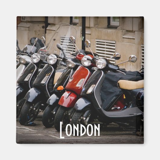 Londen Motorfiets Magnet (Voorkant)