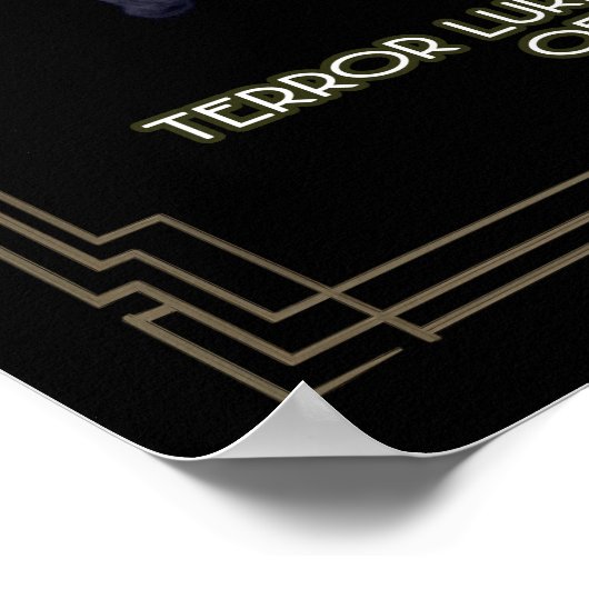 Londen na het Midnight  Horror Poster (Hoek)