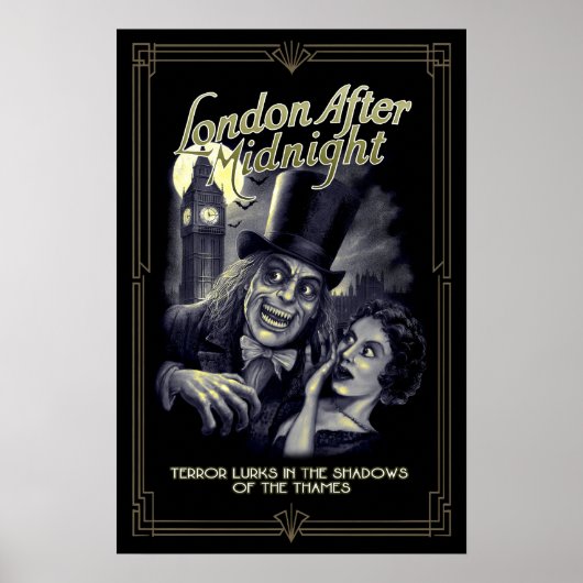 Londen na het Midnight Horror Poster (Voorkant)