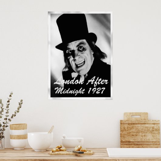 Londen na middernacht poster (Keuken)