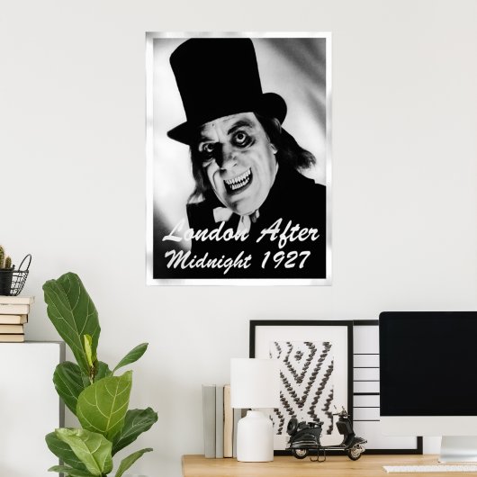 Londen na middernacht poster (Thuiskantoor)