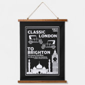 Londen naar Brighton Veteran Car Run Hangend Wandkleed (Voorkant)