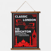 Londen naar Brighton Veteran Car Run Hangend Wandkleed (Voorkant 2)