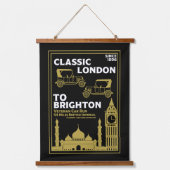 Londen naar Brighton Veteran Car Run Hangend Wandkleed (Voorkant 3)