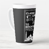 Londen naar Brighton Veteran Car Run Latte Mok (Linkerhoek)