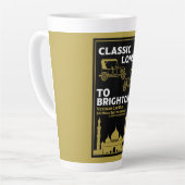 Londen naar Brighton Veteran Car Run Latte Mok (Linkerhoek)