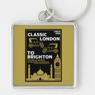 Londen naar Brighton Veteran Car Run Sleutelhanger