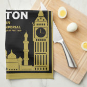 Londen naar Brighton Veteran Car Run Theedoek (Quarter Fold)