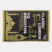 Londen naar Brighton Veteran Car Run Theedoek (Horizontaal)