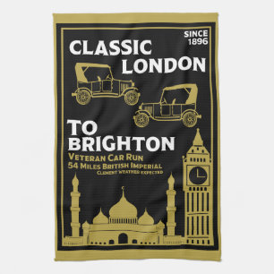 Londen naar Brighton Veteran Car Run Theedoek