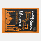 Londen naar Brighton Veteran Car Run Theedoek (Horizontaal)