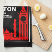 Londen naar Brighton Veteran Car Run Theedoek (Quarter Fold)