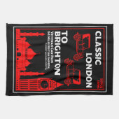 Londen naar Brighton Veteran Car Run Theedoek (Horizontaal)