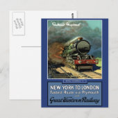 Londen New York Great Western Railway Briefkaart (Voorkant / Achterkant)