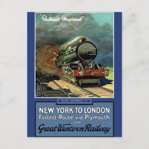 Londen New York Great Western Railway Briefkaart