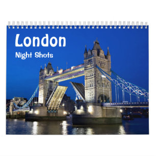 Londen - Night Shots Calendar Kalender