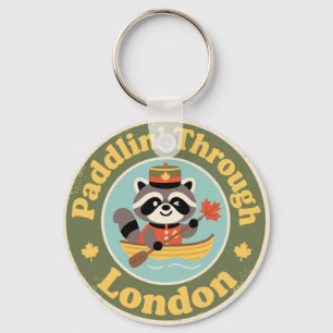 Londen Ontario Buiten Sleutelhanger