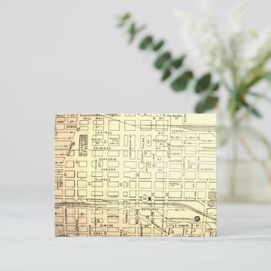 Londen, Ontario, Canada  kaart (Staand voorkant)