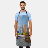 Londen Overground schort (Gedragen)