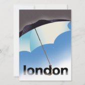Londen paraplu reisposter (Voorkant)