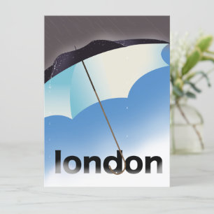Londen paraplu reisposter
