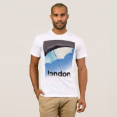 Londen paraplu reisposter t-shirt (Voorkant volledig)