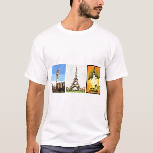 Londen, Parijs, New York T-shirt (Voorkant)
