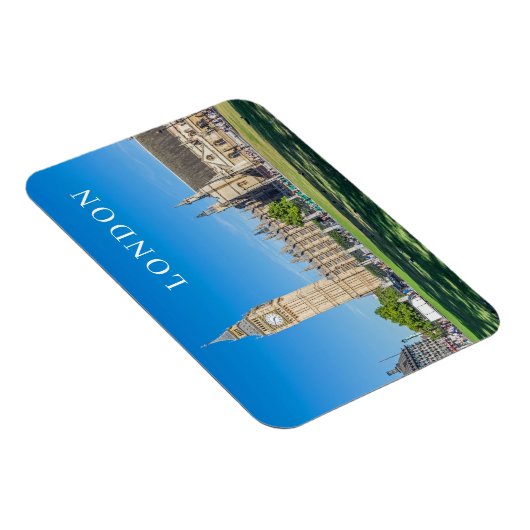 Londen Parlement Square uitzicht koelkastmagneet Magneet (Rechterzijde)