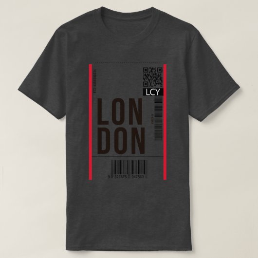 Londen Pass T-shirt (Design voorkant)