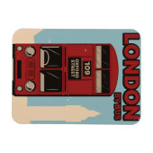 Londen per Bus Magneet (Horizontaal)