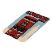 Londen per Bus Magneet (Linkerzijde)