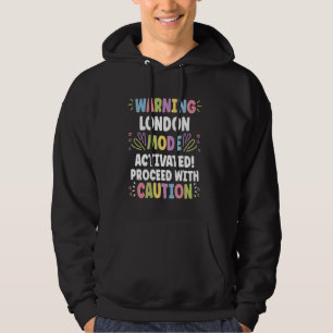 LONDEN Persoonlijke Naam Grappige Lieve Aangepaste Hoodie