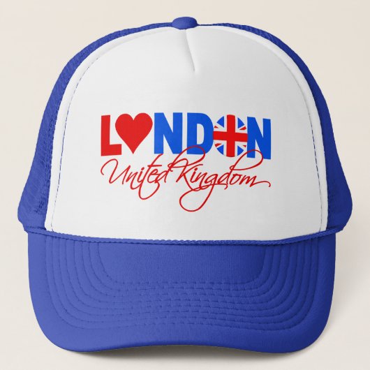 Londen pet - kies kleur (Voorkant)