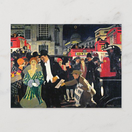 Londen, Piccadilly Briefkaart (Voorkant)