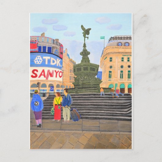 Londen, Piccadilly Circus Briefkaart (Voorkant)