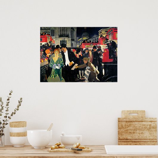 Londen, Piccadilly Poster (Keuken)