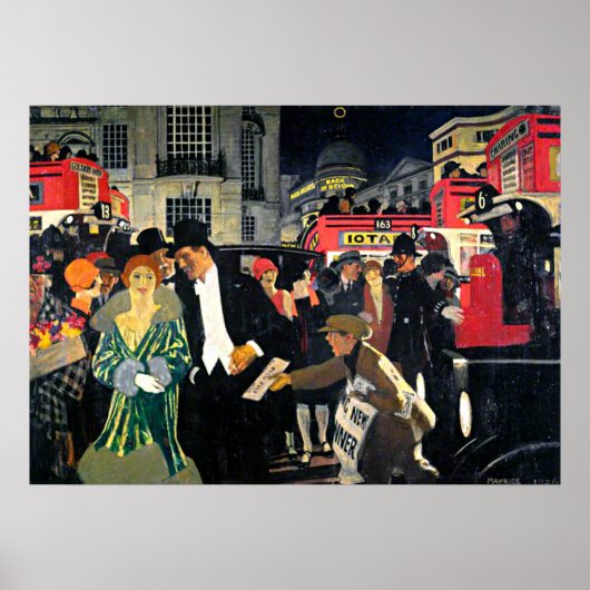 Londen, Piccadilly Poster (Voorkant)