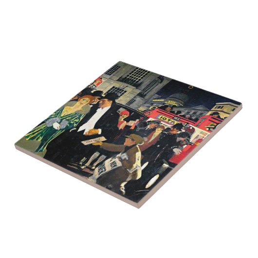 Londen, Piccadilly Tegeltje (Zijkant)