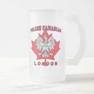 Londen Pools Canadees blad Matglas Bierpul