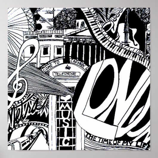 Londen Poster (Voorkant)