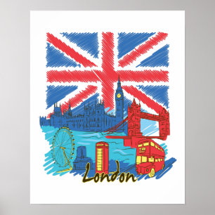 Londen Poster