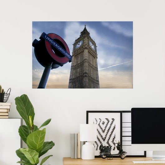 Londen Poster (Thuiskantoor)