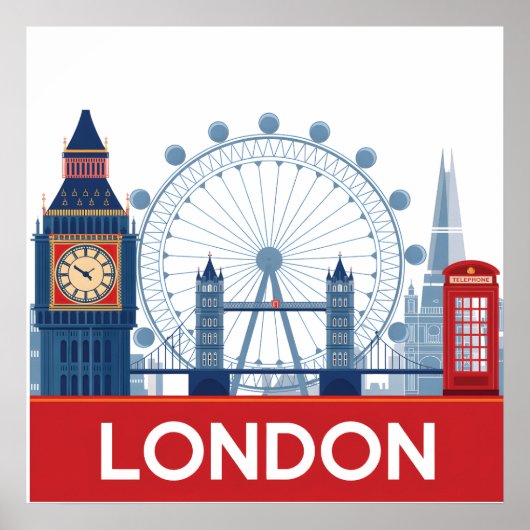 Londen Poster (Voorkant)