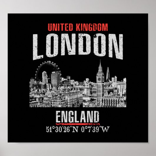 Londen Poster (Voorkant)