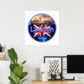 LONDEN POSTER afdrukken (Thuiskantoor)