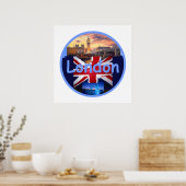 LONDEN POSTER afdrukken (Keuken)