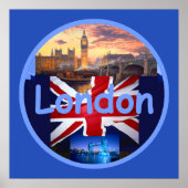 LONDEN POSTER afdrukken (Voorkant)