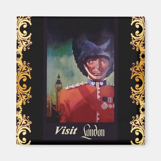 Londen Poster Magnet (Voorkant)