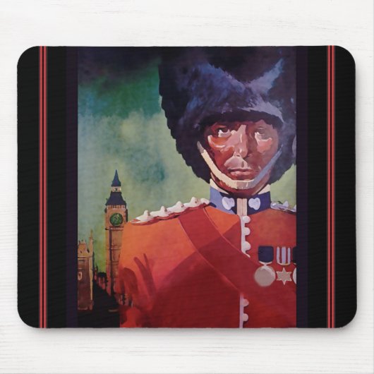 Londen Poster Mousepad Muismat (Voorkant)
